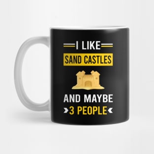 3 People Sand Castle Mug